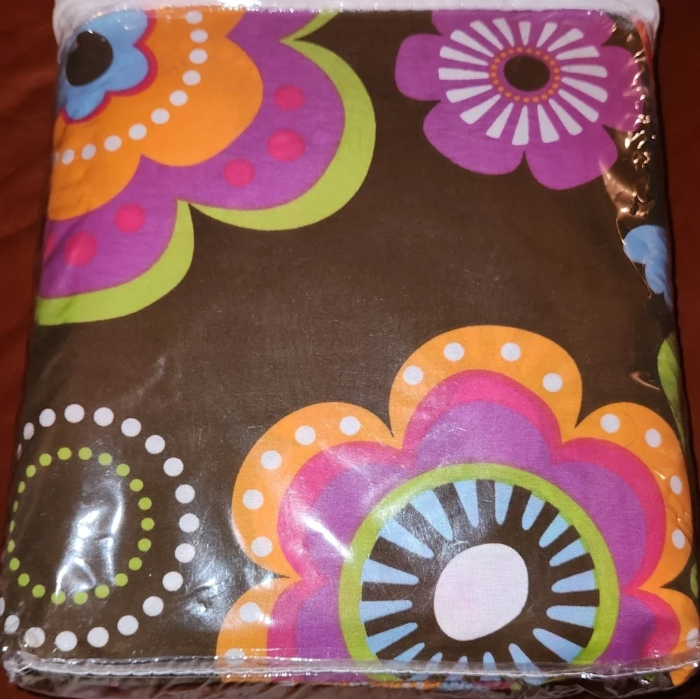MK Collection 4 Piece Sheet Set Full Size OWL Multicolored Floral Bedding